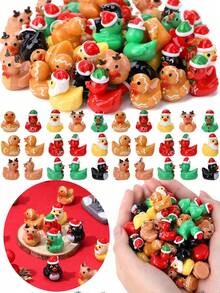 Christmas Random Decor, DIY Resin Desktop Decoration, Landscape Miniature Ornament, Christmas Party Gift, Party Home Decor (This Product Is For Adult Home Desktop Display/Miniature Landscape Gardening Accessories, Recommended Age 14+/15+, Not A Children's Toy) - Multicolor - View 8