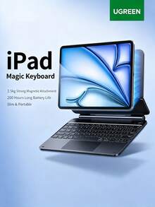 UGREEN IPad Magic Keyboard Compatible With Apple IPad 25 Models Air 7/6/5/4 Pro 11/10.9-Inch Keyboard Protective Case Integrated Magnetic Bluetooth Keyboard Detachable 11-Inch/10.9-Inch - View 10