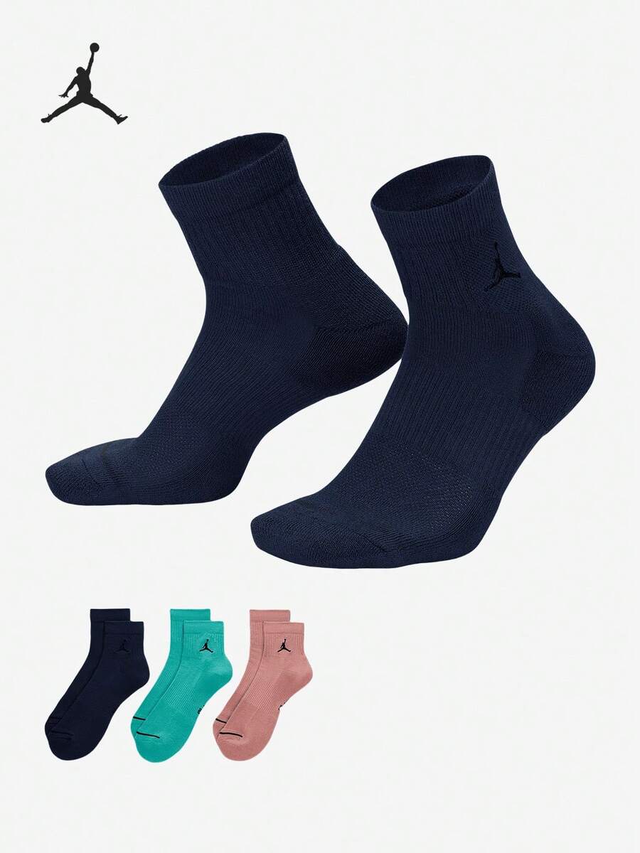 Nike Genuine JORDAN Unisex Sports Casual Short Socks 3-Pack DX9655-916 - DX9655-916 - View 1