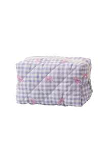 A Exquisite Checkered Bow Pattern Portable Pencil Case, Desktop Organizer Storage Bag, Stationery Storage Pencil Case, Back To School, First Day Of School - Multicolor - View 29