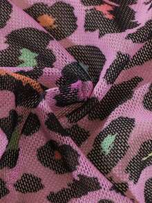 4pcs/Pack Colorful Leopard Print Women's Thin Strap Thong Panties, Skin-Friendly Comfortable Fit Without Skin Irritation, Y2K Hot Girl Style, Suitable For Body Shaping, Home, Date, Fashionable Sexy Underwear - Multicolor - View 7