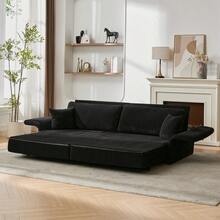 Sofas & Couches - 黑色 + 軟墊 + 軟墊 + 雙人座 - 查看 4