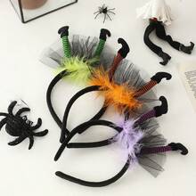 1pc Halloween Decorations Witch Headband Hair Band Costume Party Props Ghost Festival Party Decorations - A - View 2