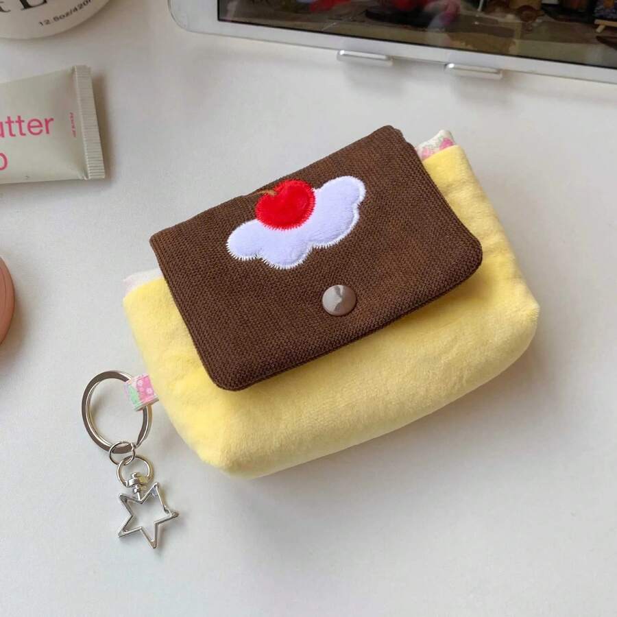 Plush Coin Purses - Cherry - View 1