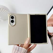 1 Set, Warna Solid dengan Pilihan Multi-Warna, Tekstur Cat Metalik, Perlindungan Engsel Terintegrasi, Pas Ramping, Tidak Mengganggu Lipatan, Bahan Cangkang Keras PC, Gaya Cakupan Penuh Dua Bagian, Casing Ponsel Layar Lipat, Pelindung Bingkai Depan Terintegrasi, Kompatibel dengan Galaxy Z Fold8, Gaya Bisnis Minimalis, Gaya, Unisex, Cocok untuk Pelajar dan Komuter, Casing Warna Solid Matte Premium, Penggunaan Sehari-hari - MultiWarna - View 14