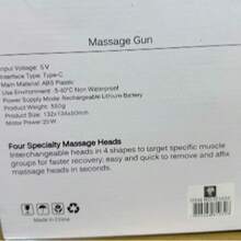 Massage Gun - Grey - View 2