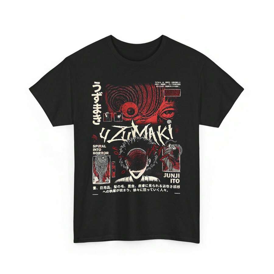 Men T-Shirts - 黑色 - 查看 1