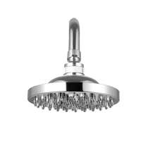 1pc - 4 Inch Round High Pressure Shower Head | Luxury Bathroom Accessory, Easy Installation, Wall-Mounted, Plastic Material, Polished Surface, Suitable For Shower Only. Hotel, B&B Shower, All Holidays, All Seasons - 4-inch Round - View 3