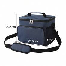 NEWHEY 1 X Shoulder Bag Lunch Bag Insulated Drinks Bag With Adjustable Shoulder Strap Waterproof Large Capacity Black,Food Bags - Multicolor - View 13
