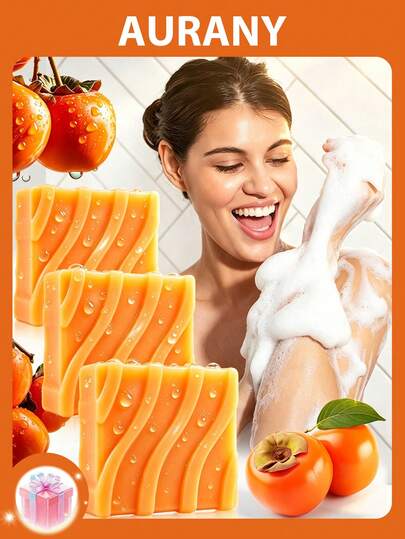 AURANY Kojic Acid 美白皂，適用於臉部與身體肌膚，去除暗沉斑點、均勻膚色、減輕色素沉澱、淡化痘疤與黃斑，溫和清潔、深層保濕，適合所有膚質每日使用，100g