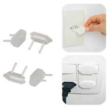 Kit 10 Protetor De Tomada 127v 220v Branco Padrão Novo Abnt Proteção - Protetor de tomada - Visão 6