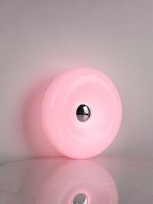 1pc Donut Round Bedside Touch Dimmable Atmosphere Lamp, Table Lamp With USB Plug (Plug And Play), Bedroom Bedside Decor Light, Living Room Dining Room Ambient Light (Non-Glass) - Battery Not Included - Multicolor - View 10
