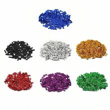 Bicycle Cable End Caps Brake Cable Derailleur Shift Cable Connector Caps Steering Cable Connector Caps, Mountain Bike Accessories Brake Cable End Caps Bicycle Brake Converter Aluminum Alloy Inner Cable Clamp Bicycle Parts Derailleur Converter Cable End Caps - A - View 6