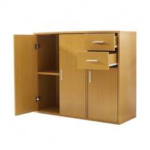 Modern Display Cabinet Cupboard Unit Sideboard Buffet Living Room Furniture Unit, L100*W35.5*H83cm - FRSB13YE02S10001 - View 7