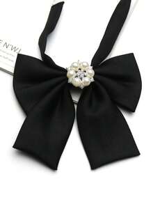 1pc Square Collar Bow Tie Suitable For Shirts, College Style, Daily, Party, Gift, Streetwear - Multicolor - View 10