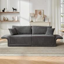 Sofas & Couches - 灰色 + 軟墊 + 軟墊 + 雙人座 - 查看 3