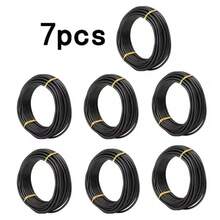 7 Rolls Total Length 1574.8 Inches, 1mm Flexible Anodized Aluminum Wire, Suitable For Beading, Gardening Tree Shaping, Bonsai Styling And Home Decor, Non-Elastic, Random Color, Colorful Aluminum Wire, Bonsai Iron Wire - 1.0mm-7 - View 1