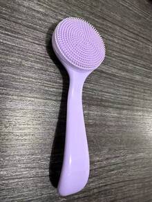 1-Piece Mixed-Color Set – Silicone Facial Cleansing Brush; Manual Exfoliating Brush; Reusable; For Removing Makeup Residue And Blackheads, And For Facial Massage. - Multicolor - View 13