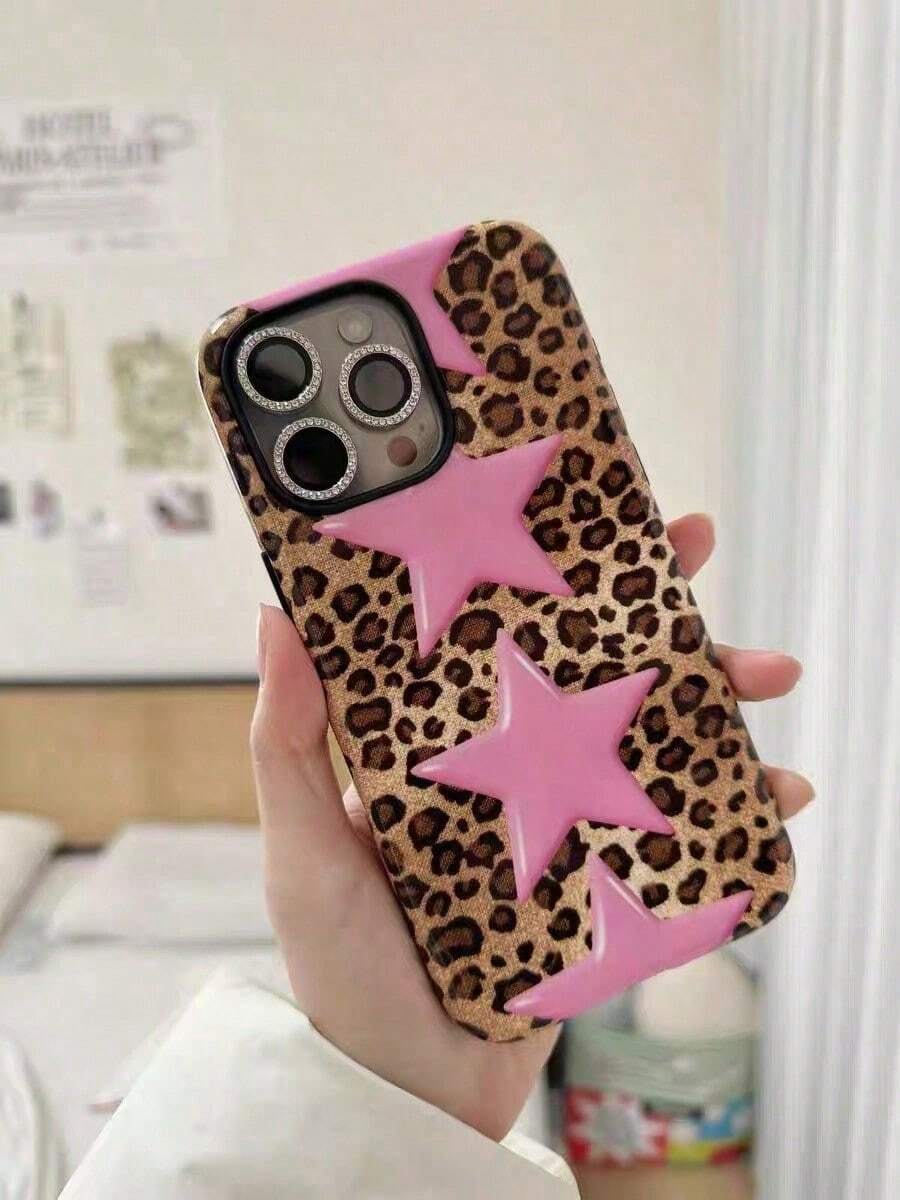 Pink Zebra Pattern Fashion Phone Case, Soft Neutral Animal Texture Phone Case, Compatible With IPhone17, IPhone16e, 15 Pro Max, 14 Plus, 14 Pro, IPhone13, 12, 11, Spring Gift - 白色1 - 查看 1