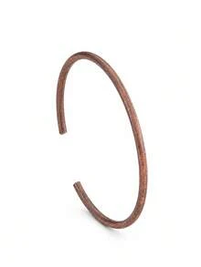 1~15pcs Pure Copper Tackable Bangl Bracelets For Women Men Waterproof Healing Cuff Bracelets For Men Adjustable Chunky Copper Bangle - Bronze - View 9