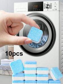 Washing Machine Cleaner And Descaler - Front Load And Top Load Washing Machine Deep Cleaning Tablets - Septic Tank Deodorizer - Suitable For Metal Surfaces - Clean Washing Machine Inner Drum And Washing Tub Seal - Washing Machine Cleaning Tablets - Multicolor - View 6
