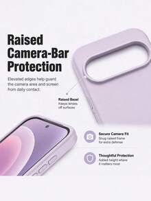 VOUVI Casing Ponsel Lembut Anti Guncangan Populer yang Kompatibel dengan Google Pixel 10 9 8 7 6 Pro XL dengan Lapisan Mikrofiber, Kompatibel dengan 8a 7a 6a, Casing Warna Solid Antik, Pelindung Ponsel Tahan Ledakan - Hitam - View 3