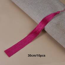 10pcs 30cm Extra Long Tassels, Clothing Accessories Curtain Tie-Back Decorative Trim For Cheongsam - 30cm Long Tassel - View 6