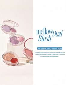 FWEE Mellow Dual Blush RS01 Rosy Talk Rubor Compacto Doble Tono Efecto Blur 7.2 g - Multicolor - Ver 3