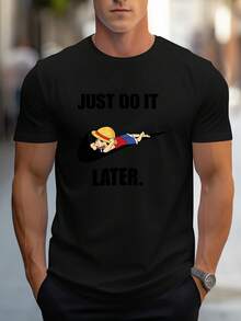 Men T-Shirts - 黑色 - 查看 8