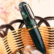 (MAJOHN) Cute Short Fountain Pen With Fine Nib, Mini Ink Pen With Gift Box, Designer Stationery Gift For Men And Women - Multicolor - View 6