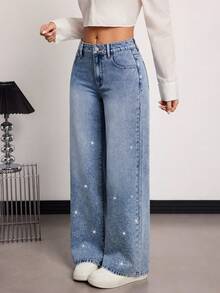 CHILAM Women Jeans - Medium Wash - View 4