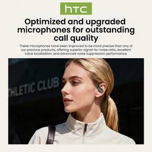 سماعات HTC NE61 AI للترجمة اللاسلكية مع مترجم فوري مناسب ل- 135 لغة، سماعات أذن لاسلكية مع شاشة، شحن USB، ميكروفون مدمج وتعلم اللغات للمسافرين، هدايا ل- (لا يشمل الشاحن) - مشاهدة 11