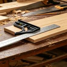 300mm Aluminum Alloy Combination Square With Level, Adjustable 90/45 Degree Woodworking Measuring Tool - Multiple Styles - View 3