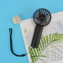 AOYI Mini Portable Handheld Fan, Small Rechargeable Personal Eyelash Drying Fan, 500mAh Battery 3-Speed Adjustable, Beach Accessory, Small Cooling Handheld Fan Suitable For Vacation, Commute, Women's Makeup, Office, Outdoor, Summer Essential - Multicolor - View 16