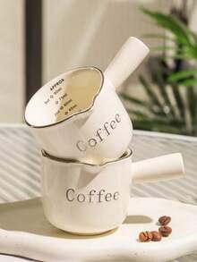 Exquisite Ceramic Measuring Cup With Scale, Mini Coffee Milk Pitcher, Espresso Extraction Pot, Multi-Functional Coffee Milk Pitcher - Multicolor - View 8