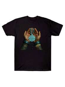 Camiseta 2025 Bryant Myers Millo Gangster Club, Camiseta con Diseño Gráfico Elegante, Ropa Cómoda para Hombres, Ropa Urbana - Negro - Ver 6