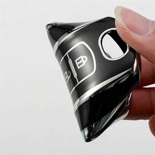 1 cái bao da chìa khóa ô tô, vỏ bọc chìa khóa điều khiển từ xa 2 nút cho CX-3, CX-5, CX-7, CX-9, Speed, Miata, MX5, phụ kiện chìa khóa xe - gói duy nhất - Xem 10