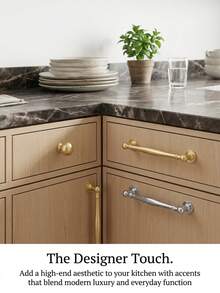 11/14/21cm, Copper Brushed Gold T-Shaped Cabinet Handle, Modern Luxury High-End Wardrobe Handle, Durable Zinc Alloy Cabinet Drawer Door Handle - Comfortable Grip, Sturdy And Durable, Elegant Design, Easy Installation, Suitable For Home And Office Drawers, Cabinets, Wardrobes, Desks. Versatile Durable Cabinet Furniture Handle, Easy To Install Practical DIY Men's Tool - Multiple Styles - View 5