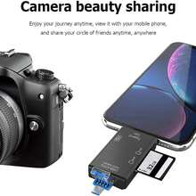 Lector Tarjetas Memoria Para Sd,tf,usb Tipo C,micro Usb,otg - B - Ver 6