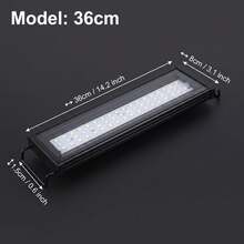 RGB Full Spectrum Dimmable Timer LED Aquarium Light, Telescopic Bracket USB Powered Fish Tank Lamp, Suitable For Aquatic Plant Growth, 5 Sizes 18-60cm Optional - View 14
