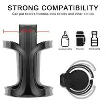 Screw-Free Universal Bicycle Water Bottle Holder, 360° Rotatable Bike Water Bottle Cage, Adult Bicycle Water Bottle Holder - Multicolor - View 3