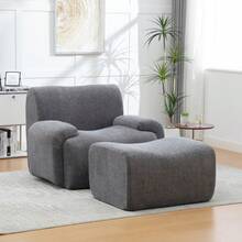 Gray + Chenille + 1 Seat