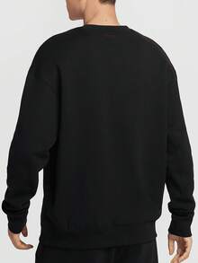 Nike Premium Men's Crew Neck Thin Fleece Sports Letter Sweatshirt IB5450-010 - IB5450-010 - View 2