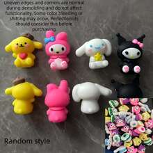 SANRIO 3/6/12pcs Economic Pencil Caps Set, Say Goodbye To Broken Pencil Lead, Prevent Pencil Case Staining, Creative Eye-Catching Student Pencil Caps, Detachable Design, Suitable As Gifts For Family, Friends, Colleagues, Perfect For Graduation Season, Independence Day, Back To School - A - View 8