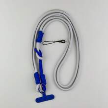 1pc Color Lanyard Crossbody Shoulder StrapsKeychain Key Ring Adjustable BraidedRope With Gasket Mobile Phone Fori - Multicolor - View 11