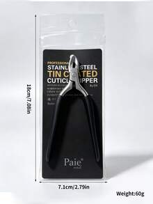 PINPAI 1 PC High-Precision Cuticle Nippers Suitable For Nail Technicians And Home Use, Cuticle Nippers, Nail Accessories - Black - View 6