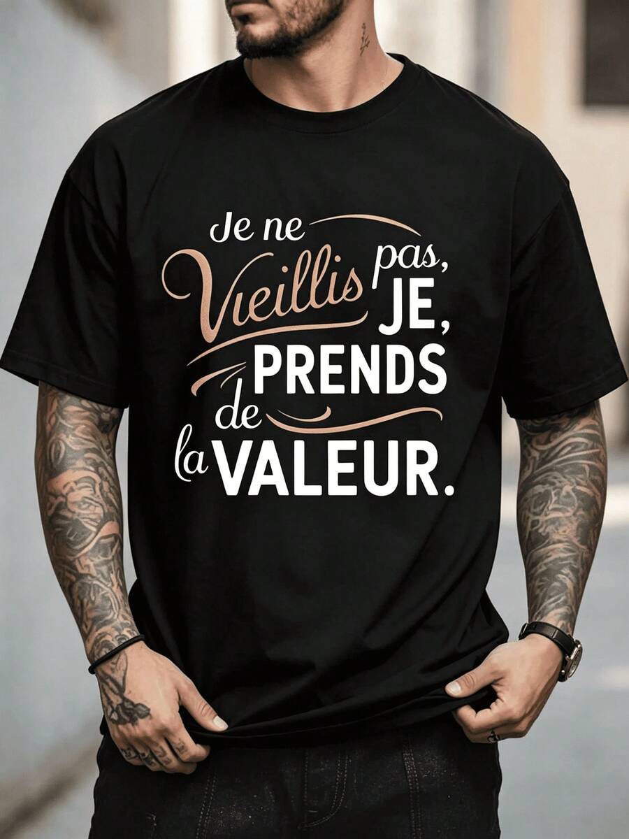 Men T-Shirts - Black - View 1