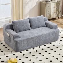 Modular Sofa Grey 2 Seat - Memory Foam Cloud Chair - 灰色雙座 - 查看 1