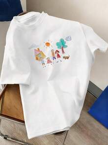 Women T-Shirts - 白色 - 查看 5