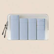6pcs Travel Set, Includes Shampoo, Body Wash, Lotion, Cream Bottle, Empty Cosmetic Containers, Portable Storage Set - Multicolor - View 13
